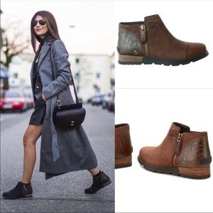 Like new — Sorel // Major Low Suede Bootie